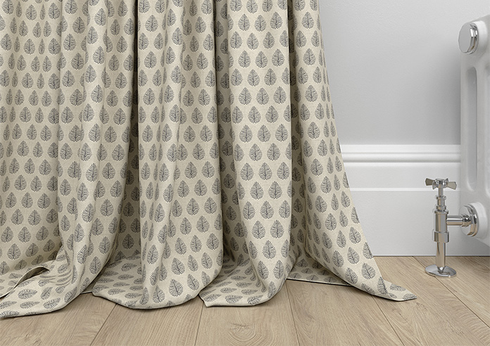 Emily Bond Jaipur, Charcoal - Made to Measure Curtains - Image 6